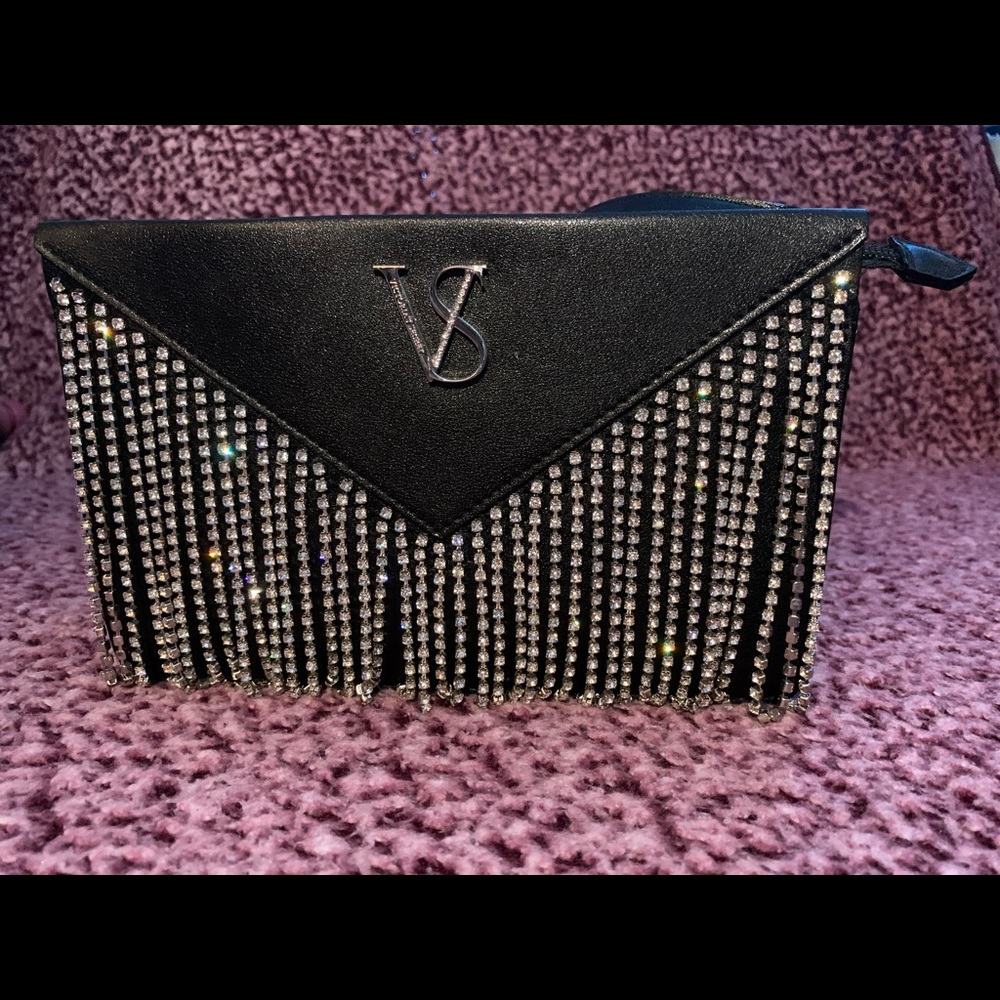 Victoria Secret Rhinestone Fringe Purse - Picture 2 of 6